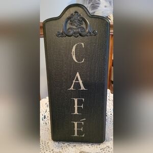 Elegant Black Café Wall Decor